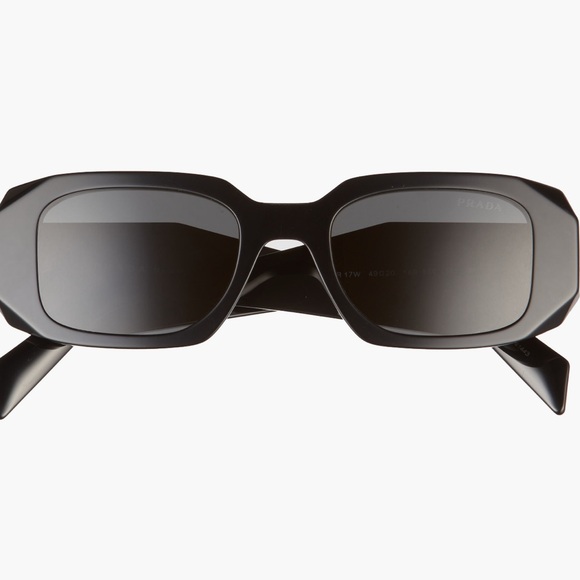 Prada Runway 49mm Rectangular Sunglasses - Picture 2 of 16